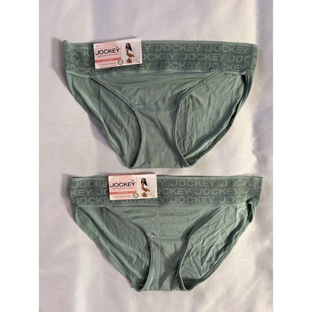 NEW Jockey Generation Underwear Bikini Soft Touch Jockey Bikini 2 Pair Medium